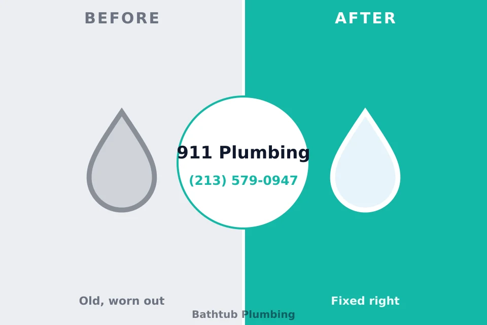 Before and after: plumbing repair St. Augustine Shores, FL